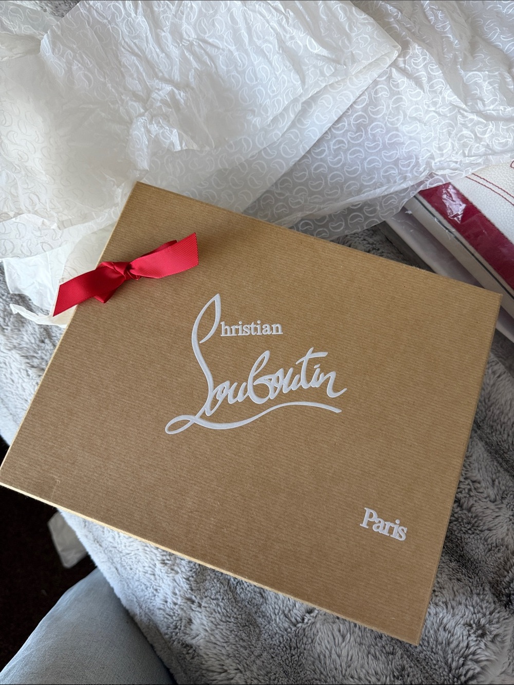 Christian Louboutin box with logo Tissue Paper